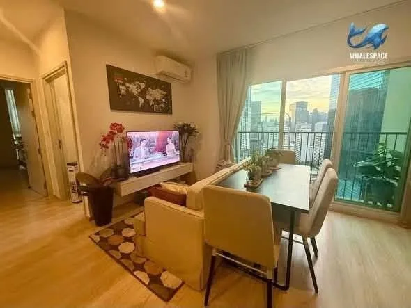 Noble Revolve Ratchada 2 — Corner High Floor | MRT 0m | Unblocked View