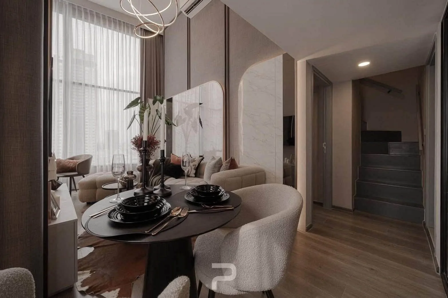 SOHO Bangkok Ratchada | 2-Bedroom for Rent
