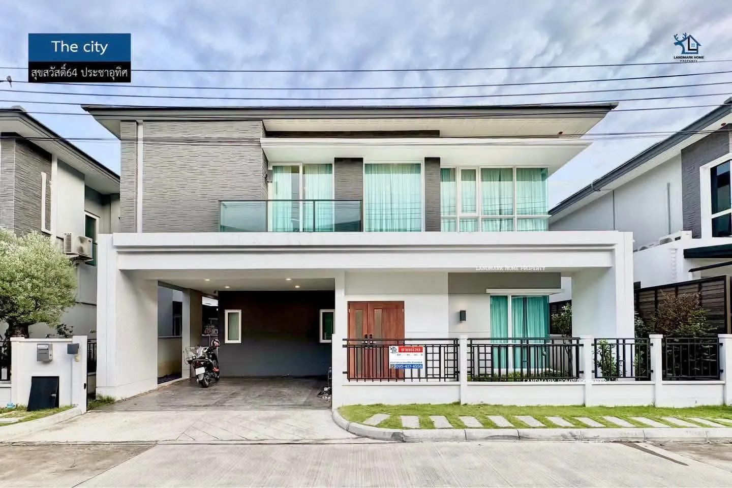 🏡 Luxury Detached House for Rent or Sale #TheCitySuksawat64 - Pracha Uthit (Serein House Model)